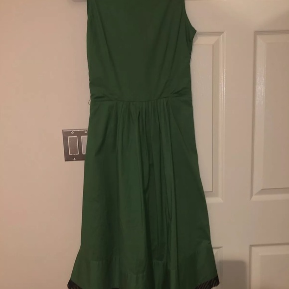 NEW! Zara Green Midi Dress Size M made in Morocco - Picture 2 of 11